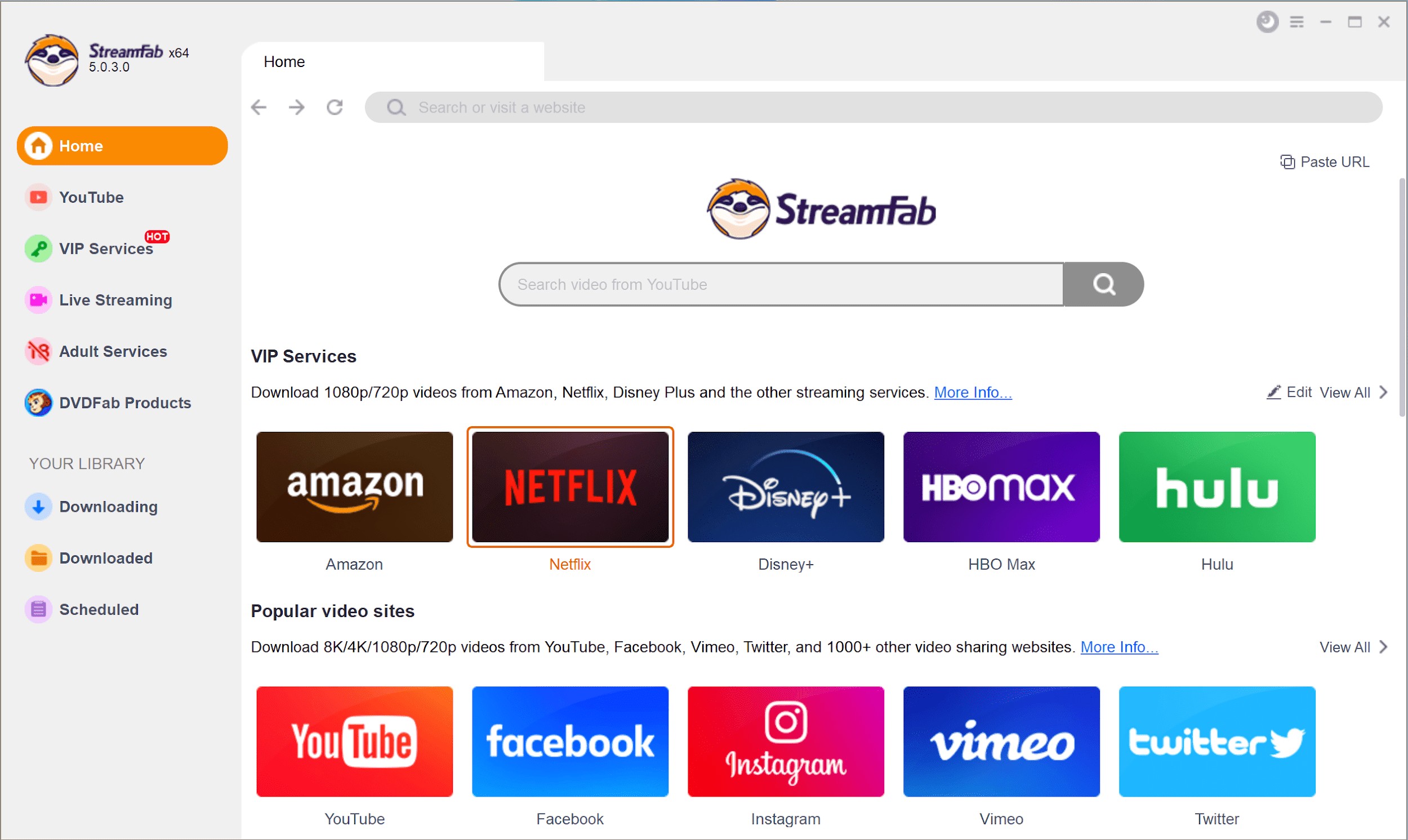 download video online:1. StreamFab Video Downloader