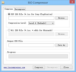 Compress ISO with ISO Compressor