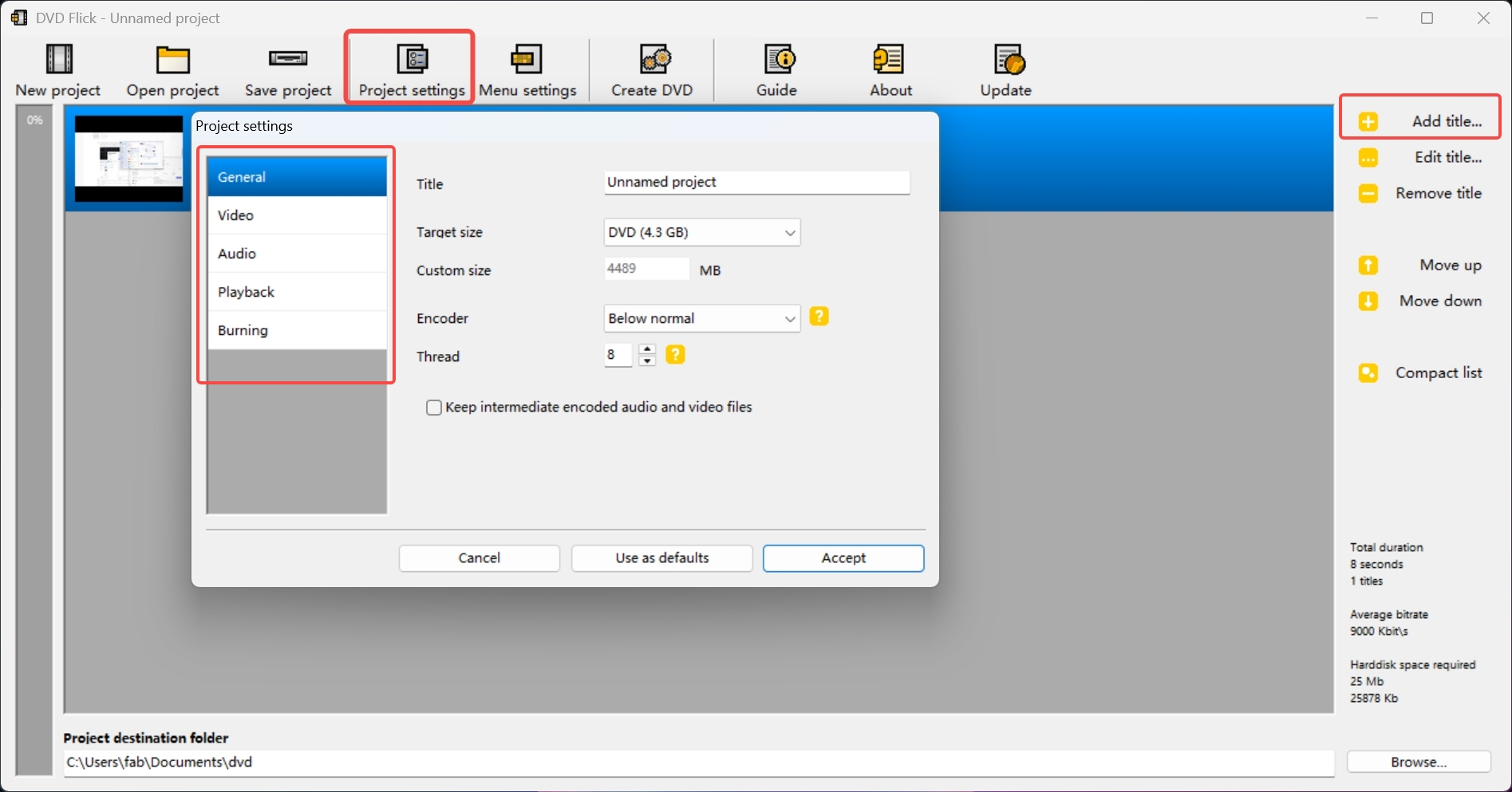 Free DVD Maker:3. DVD Flick