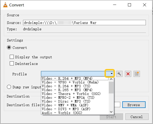 How to convert DVD to MP3 with HandBrake+VLC