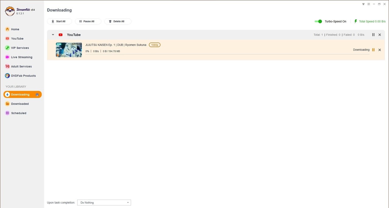 download YouTube movies: Step 3