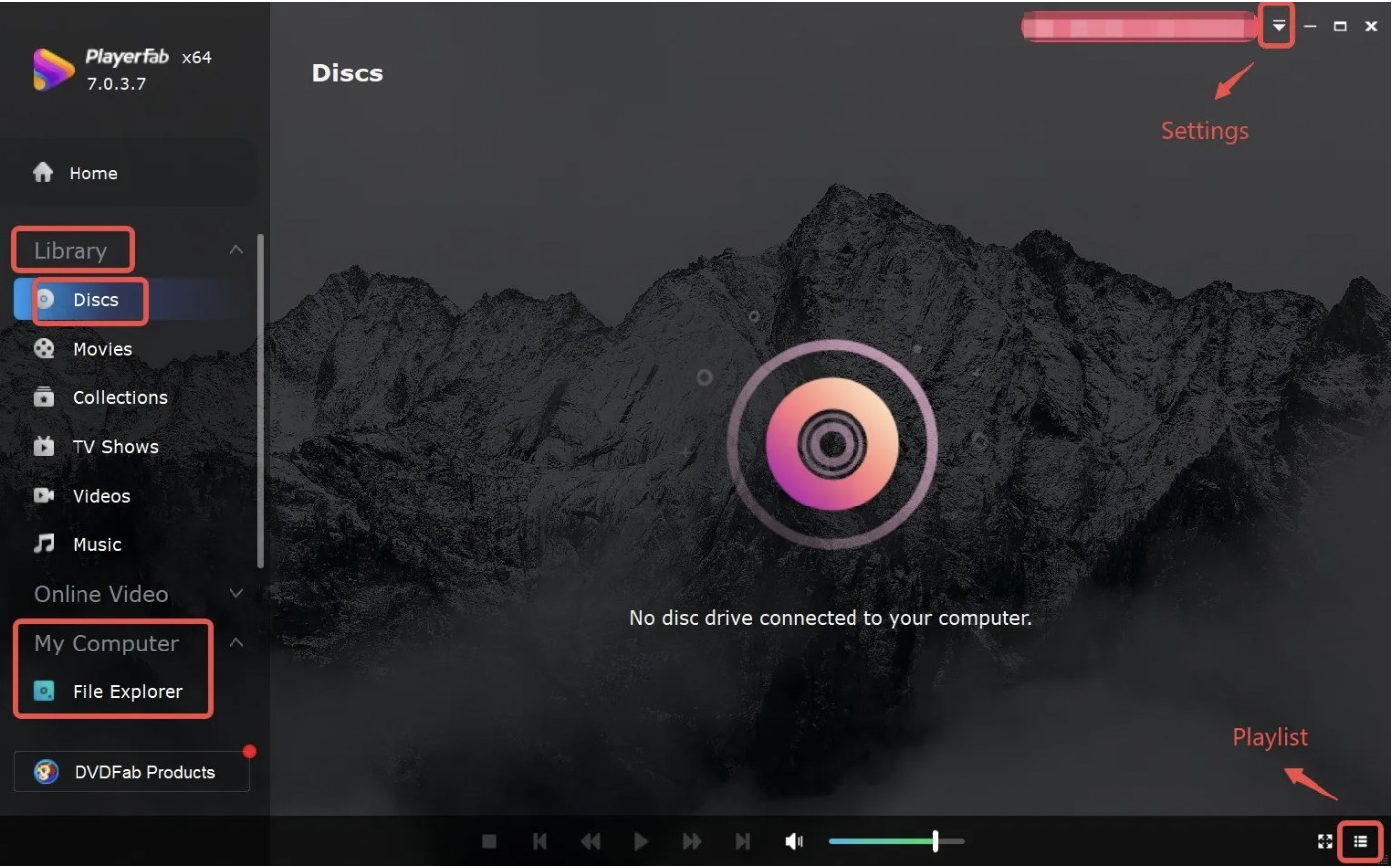 Steps to Play Blu-ray on PC Using PlayerFab Ultra HD Player