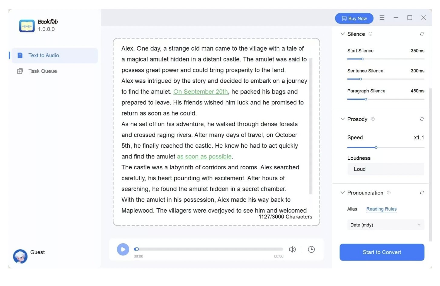 Kobo Audiobooks vs Audible: Convert Your Kobo/Kindle eBooks to Audiobooks