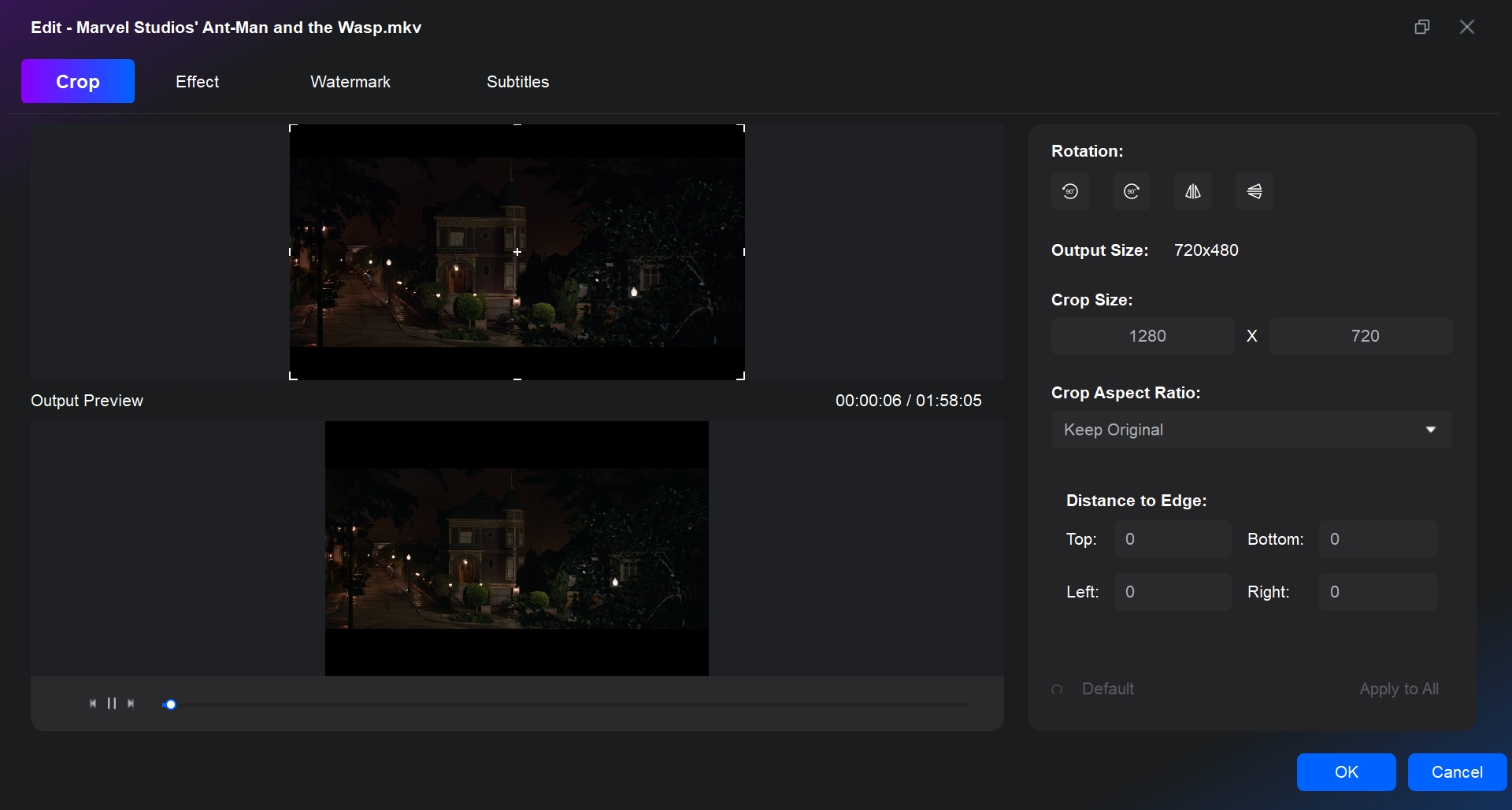 Step 2: Edit DVD Created from YouTube Video