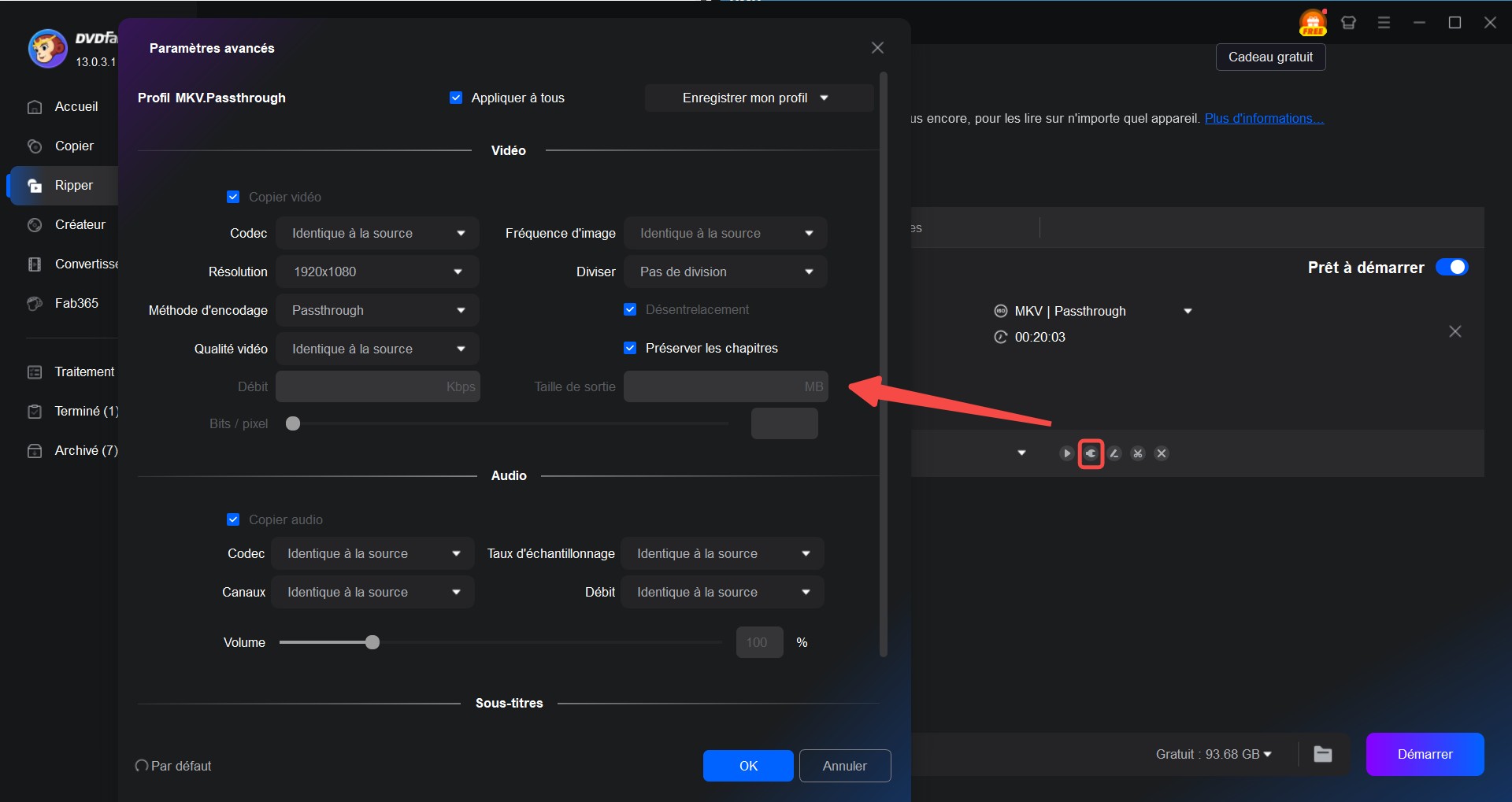 Comment convertir un Blu-ray 4K en MKV avec DVDFab UHD Ripper