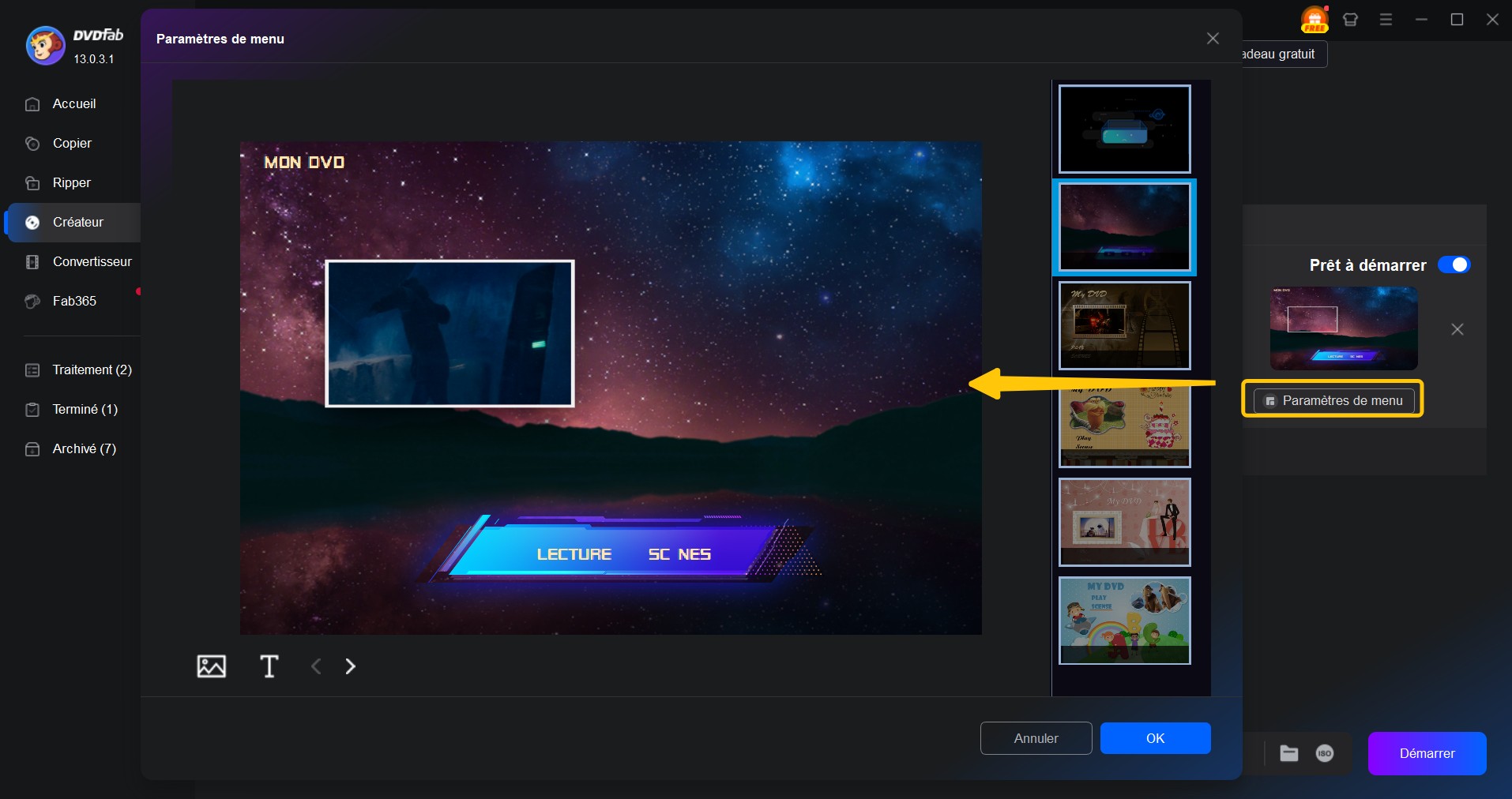 Graveur de DVD avec disque dur : Astuce bonus : DVDFab DVD Creator