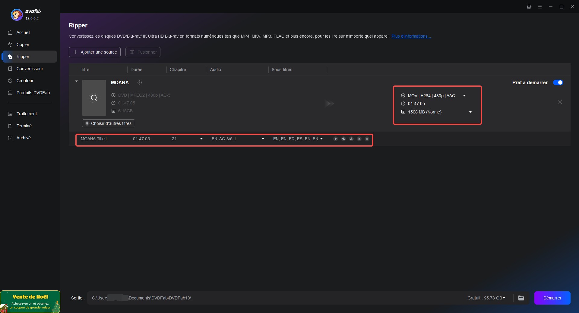 utiliser DVDFab DVD Ripper pour numériser vos vieux DVD