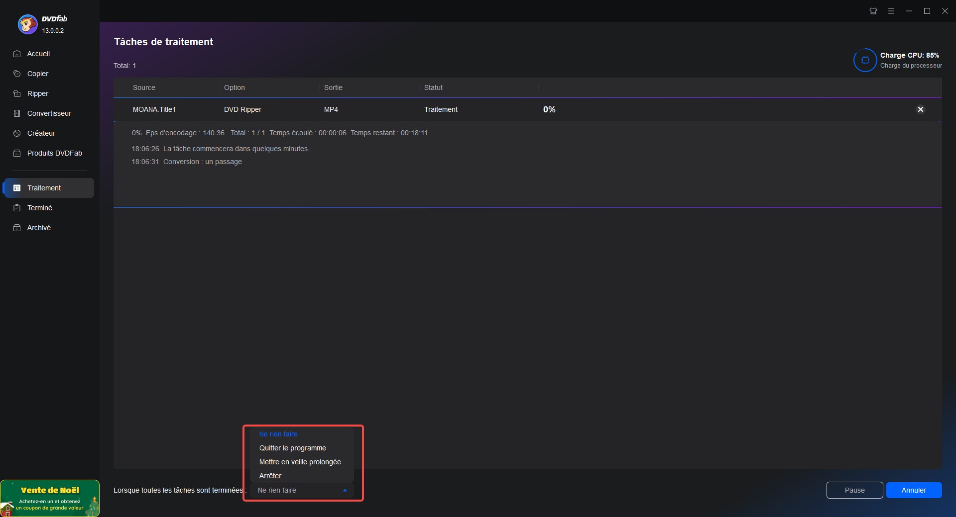 utiliser DVDFab DVD Ripper pour numériser vos vieux DVD