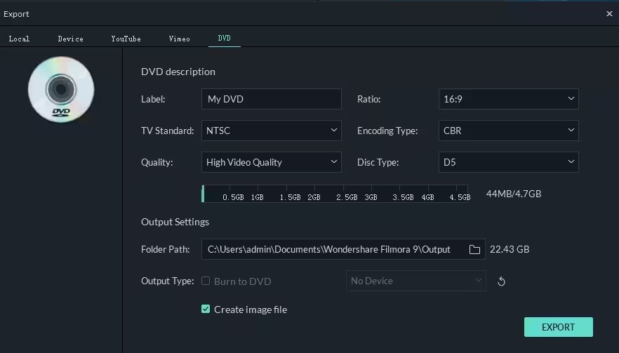 How to burn video to DVD with Filmora dvd burning software