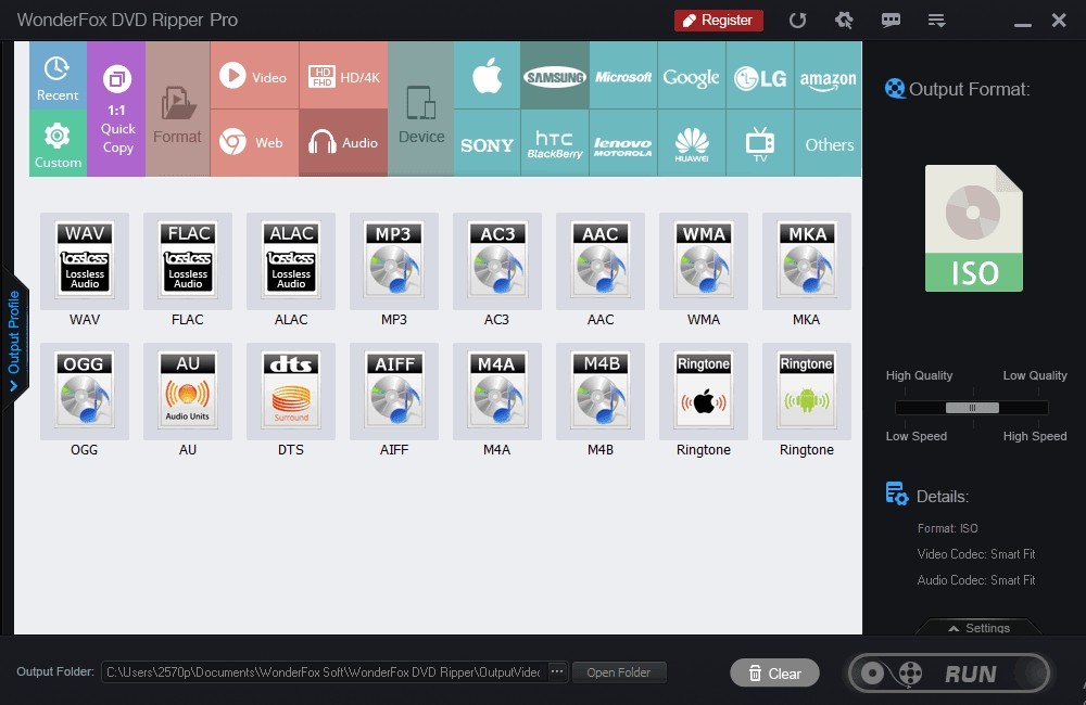 How to Rip Audio from DVD with wonderfox?