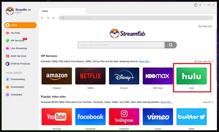 hulu no ads:How to use StreamFab Hulu Downloader?