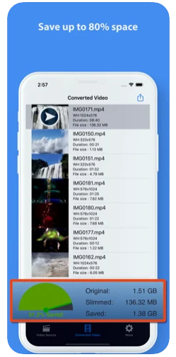 how to make video file smaller on iphone