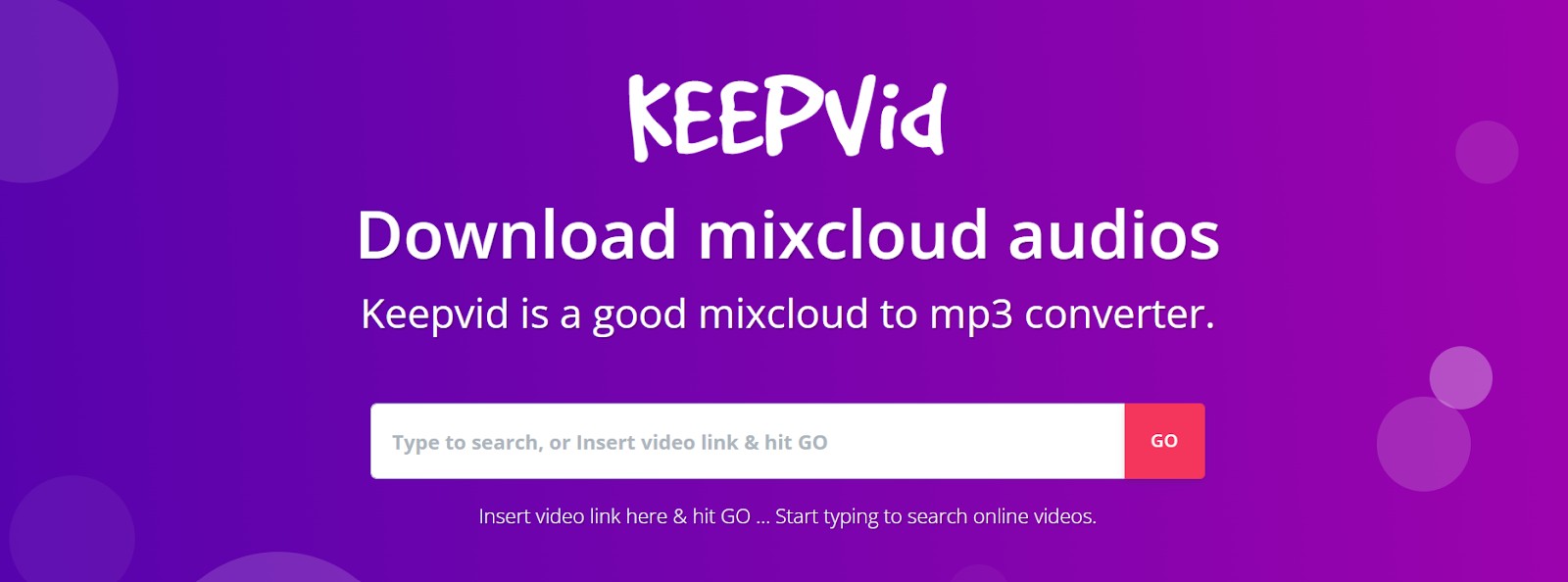 Les meilleurs Mixcloud downloader pour télécharger Mixcloud en MP3:KeepVid Downloader