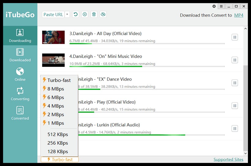 mp3 video downloader:6. iTubeGo