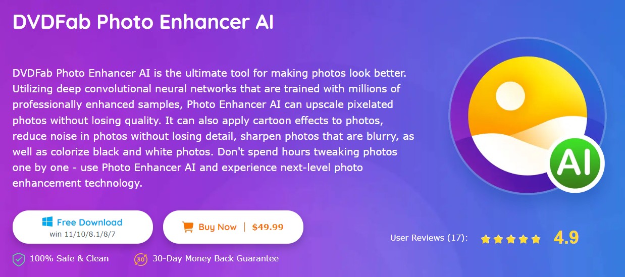 Enhance the PFP for TikTok with DVDFab Photo Enhancer AI