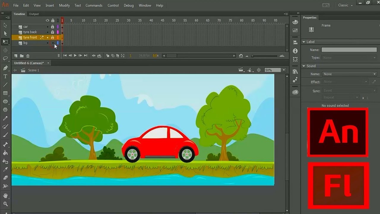 photo to cartoon:Adobe 2D Animation Software