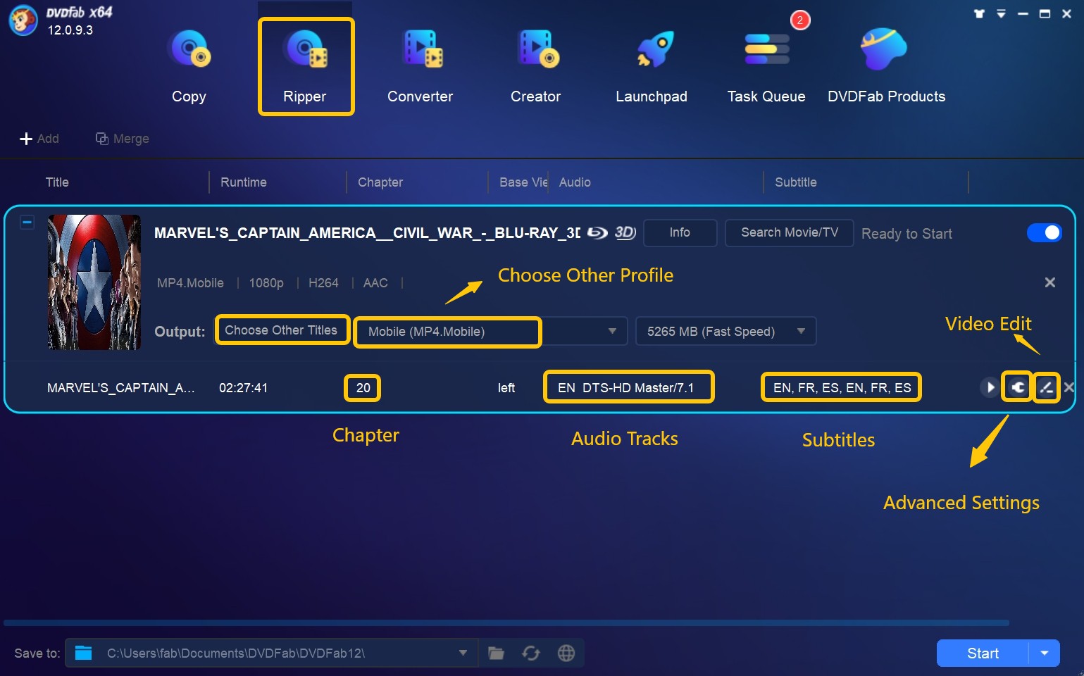 How to Use DVDFab Blu-ray Ripper