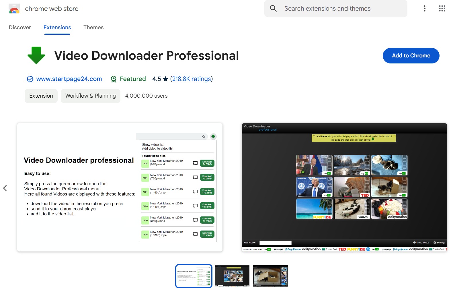 video downloader chrome