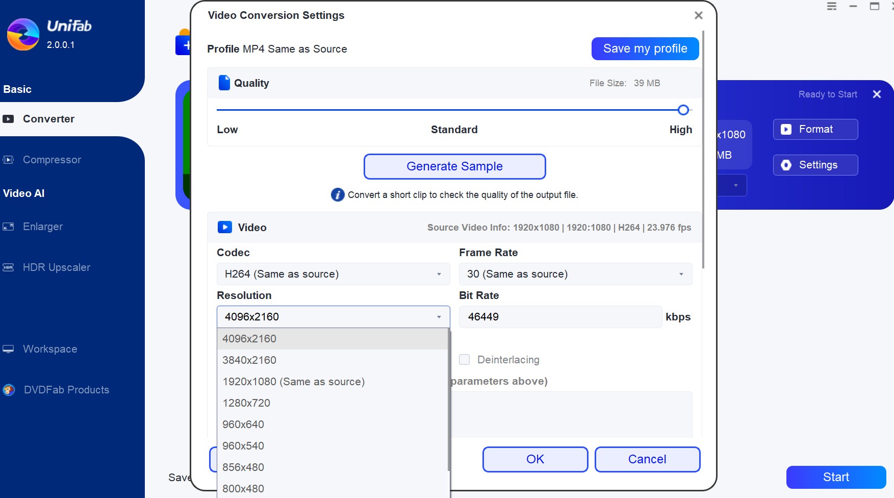 How to use UniFab Video Upscaler AI