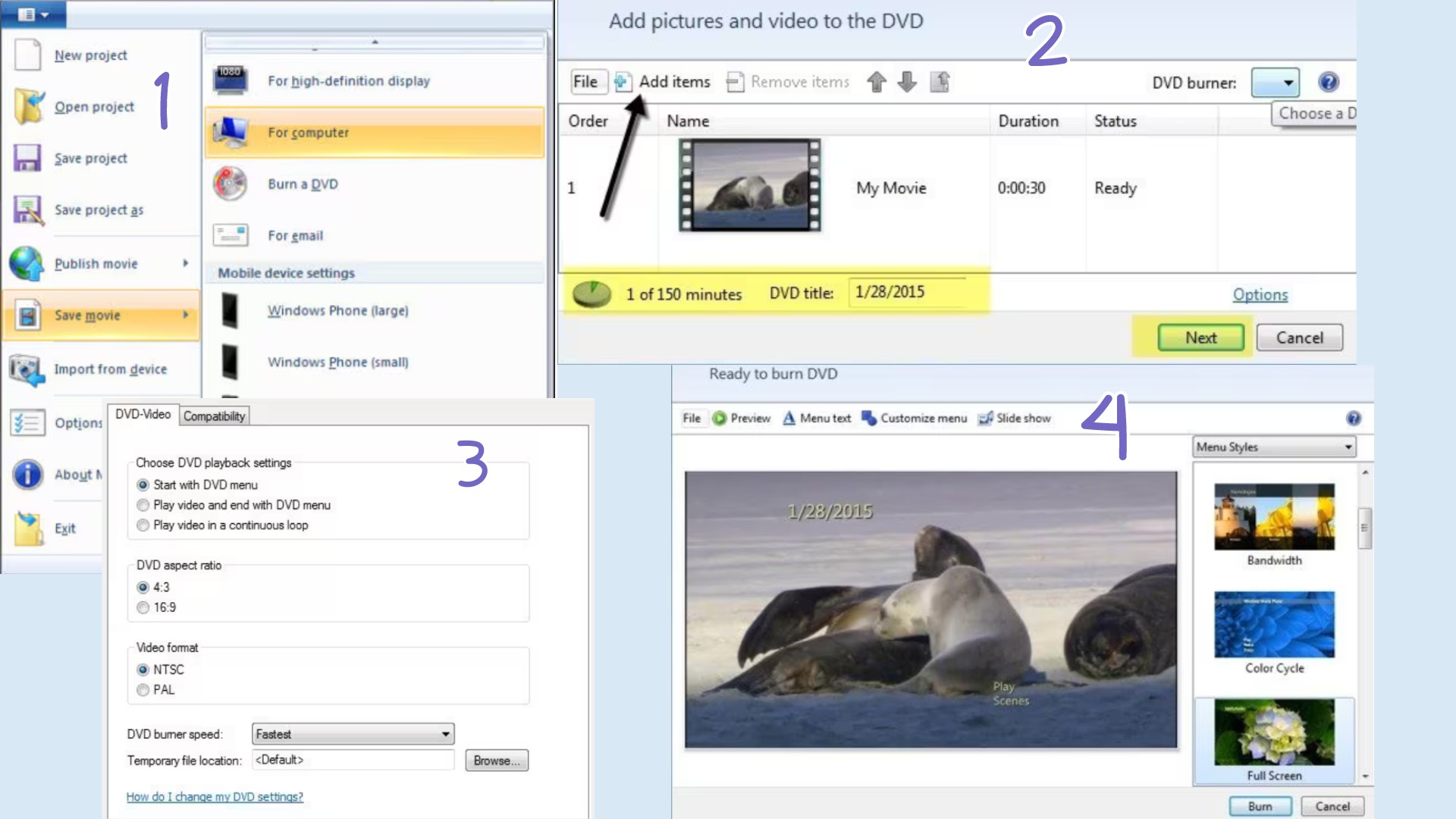 Comment graver un DVD avec Windows Movie Maker ?