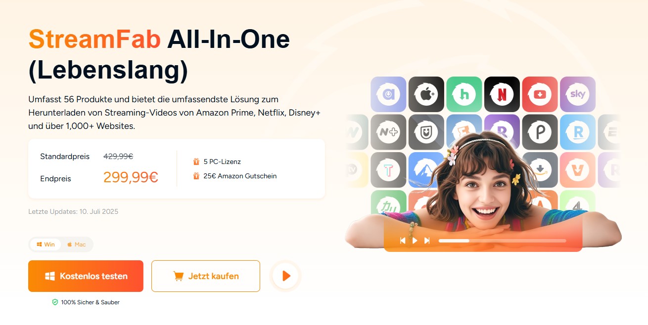 Mit StreamFab ARD Mediathek Filme downloaden