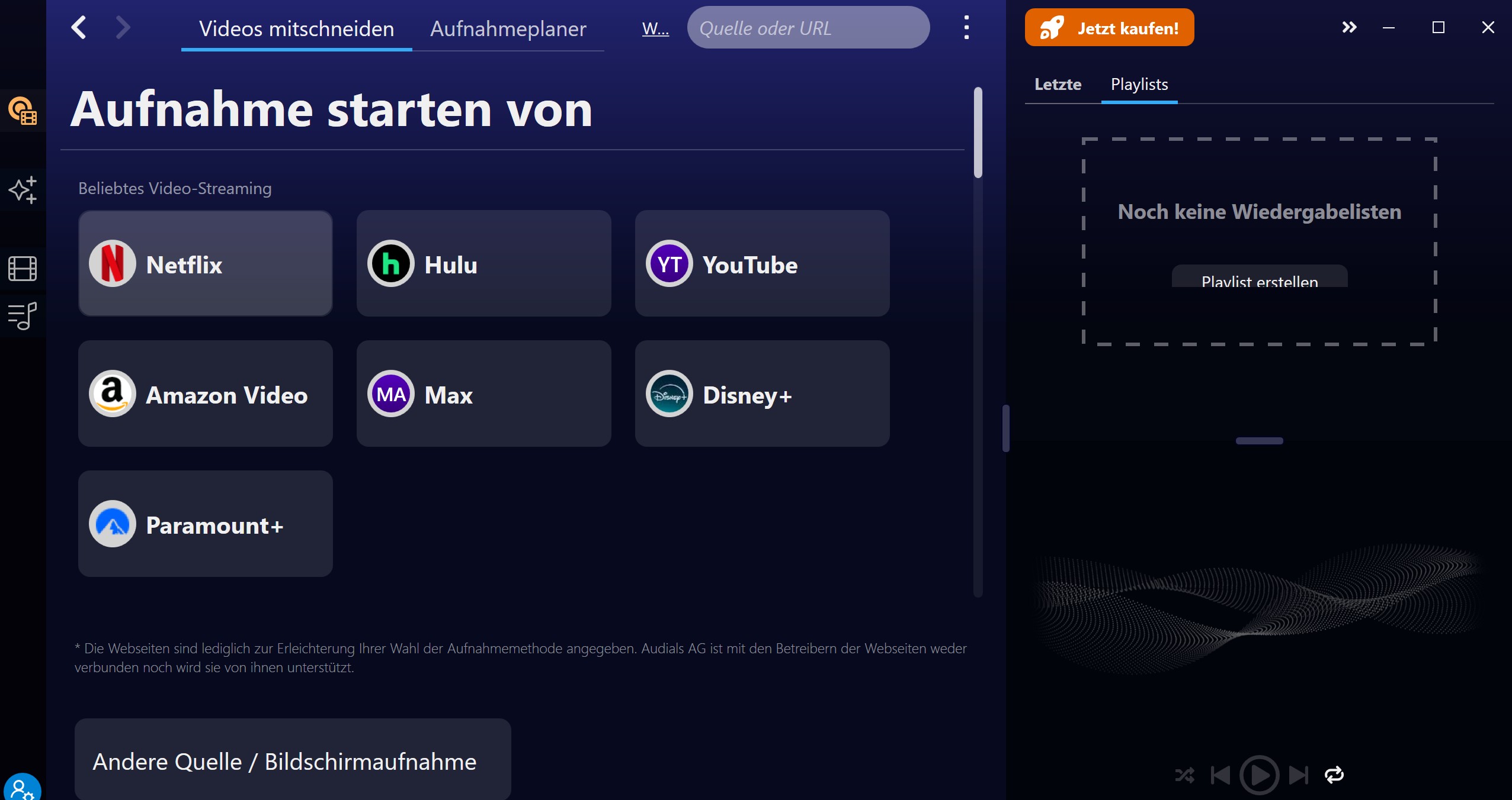 Was ist Audials One? Eine Software zum Aufnehmen von Medien