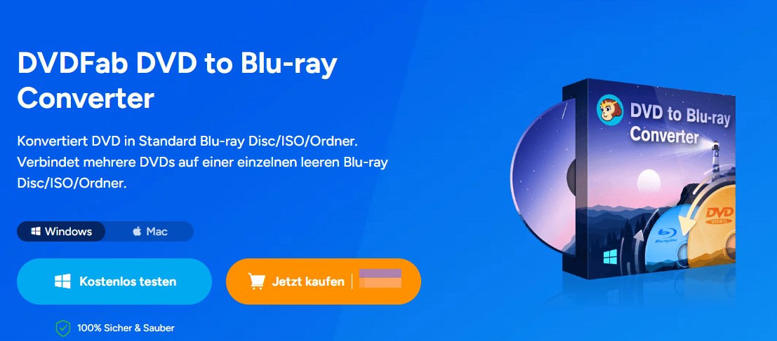 dvd auf blu ray brennen mit DVDFab DVD to Blu-ray Converter