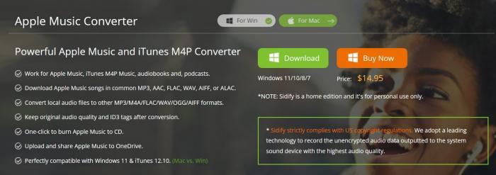 Sidify Apple Music Converter Review
